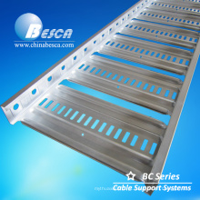 Bandeja de cabo pré-galvanizada BC4 Austrália tipo escada com certificados CE e UL